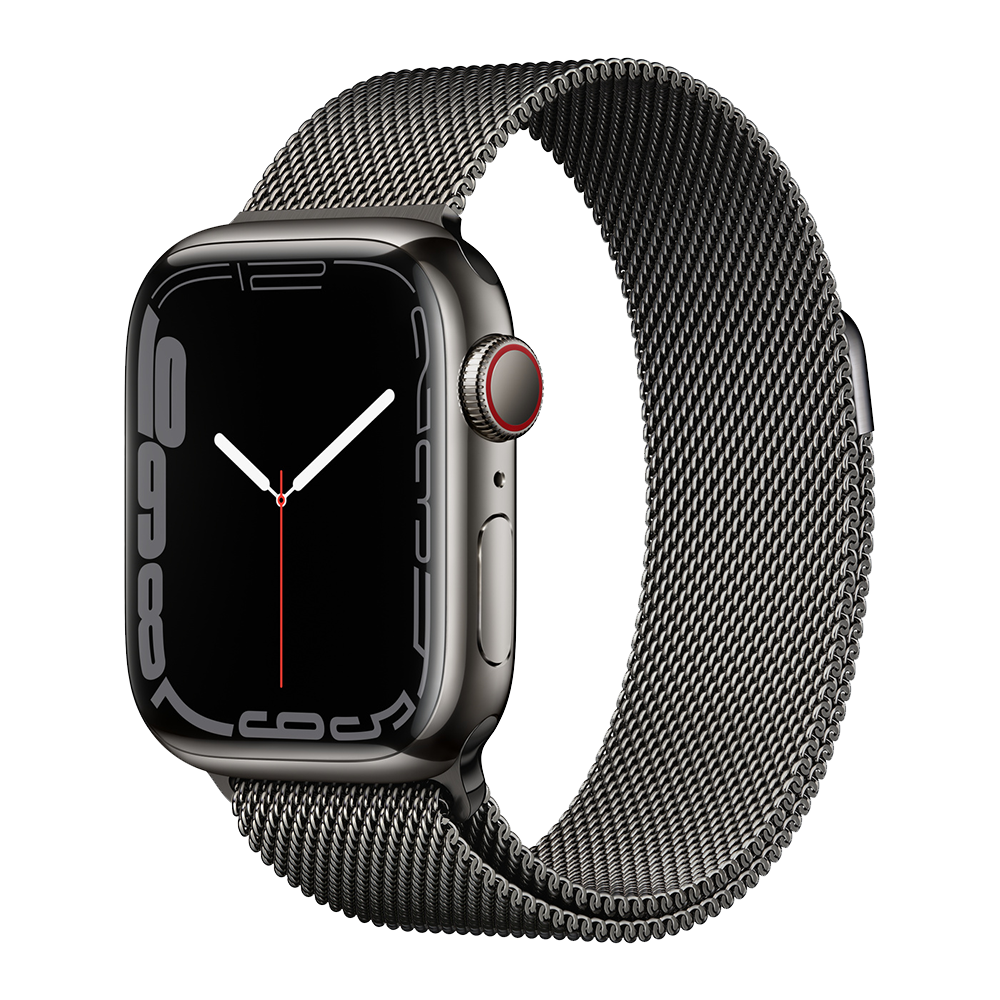 Smart-soat Apple Watch Series 7 45 мм milanese loop black